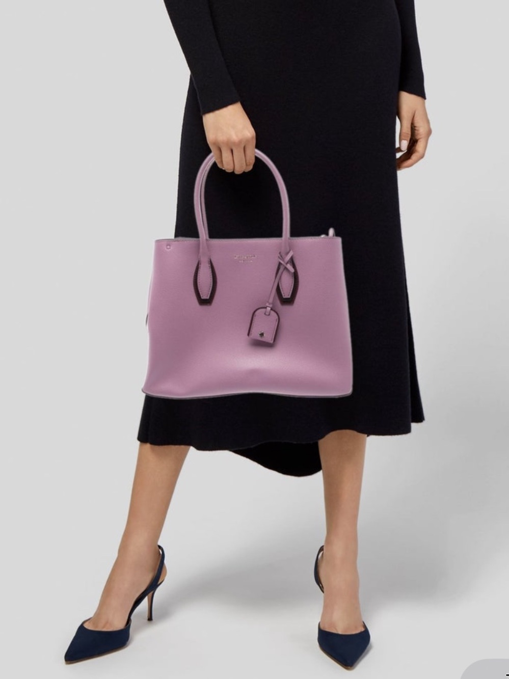 kate spade Lilac Purple Leather Tote - Picture 2 of 7